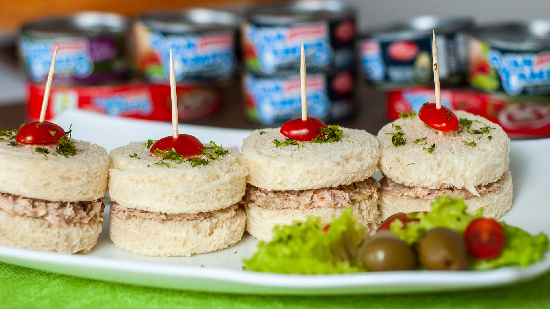 Cómo preparar Mini Sándwiches de Atún? | Van Camps Ecuador